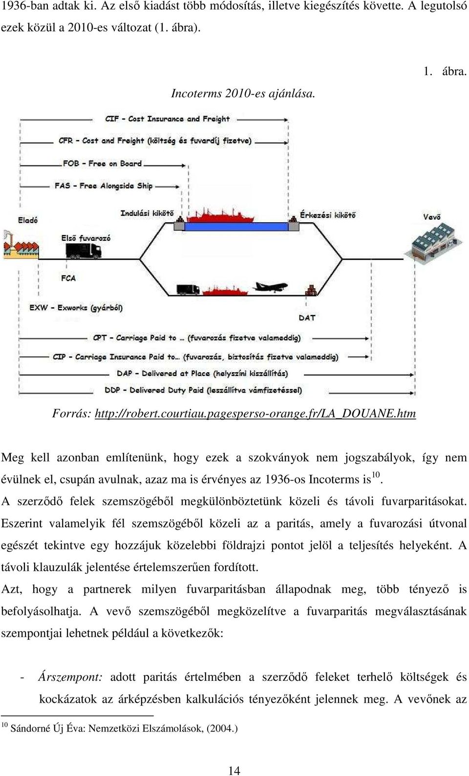 A szerződő felek szemszögéből megkülönböztetünk közeli és távoli fuvarparitásokat.