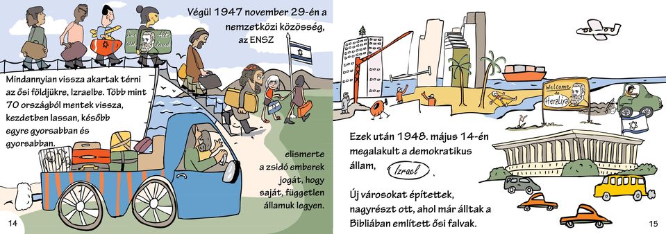 elismerte a zsidó emberek jogát, hogy saját, független államuk legyen. Ezek után 1948.