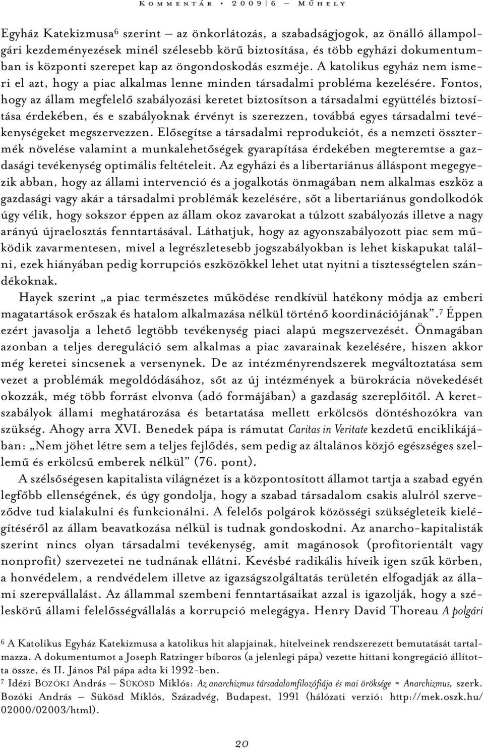 Fontos, hogy az állam megfelelő szabályozási keretet biztosítson a társadalmi együttélés biztosítása érdekében, és e szabályoknak érvényt is szerezzen, továbbá egyes társadalmi tevékenységeket