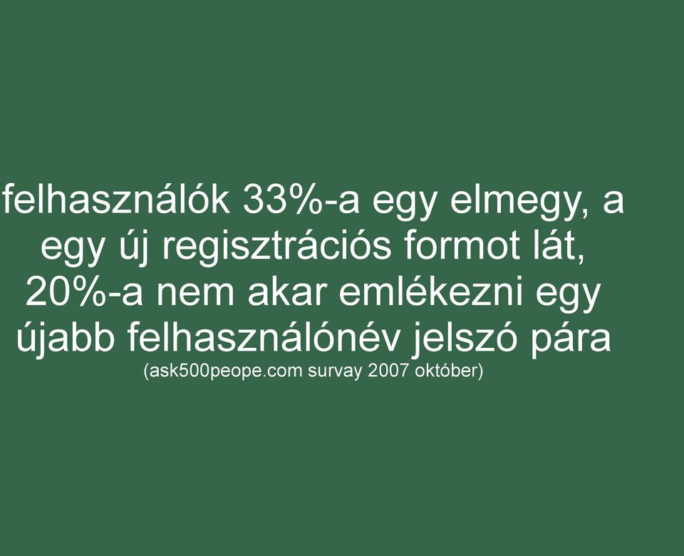 emlékezni egy újabb felhasználónév jelszó