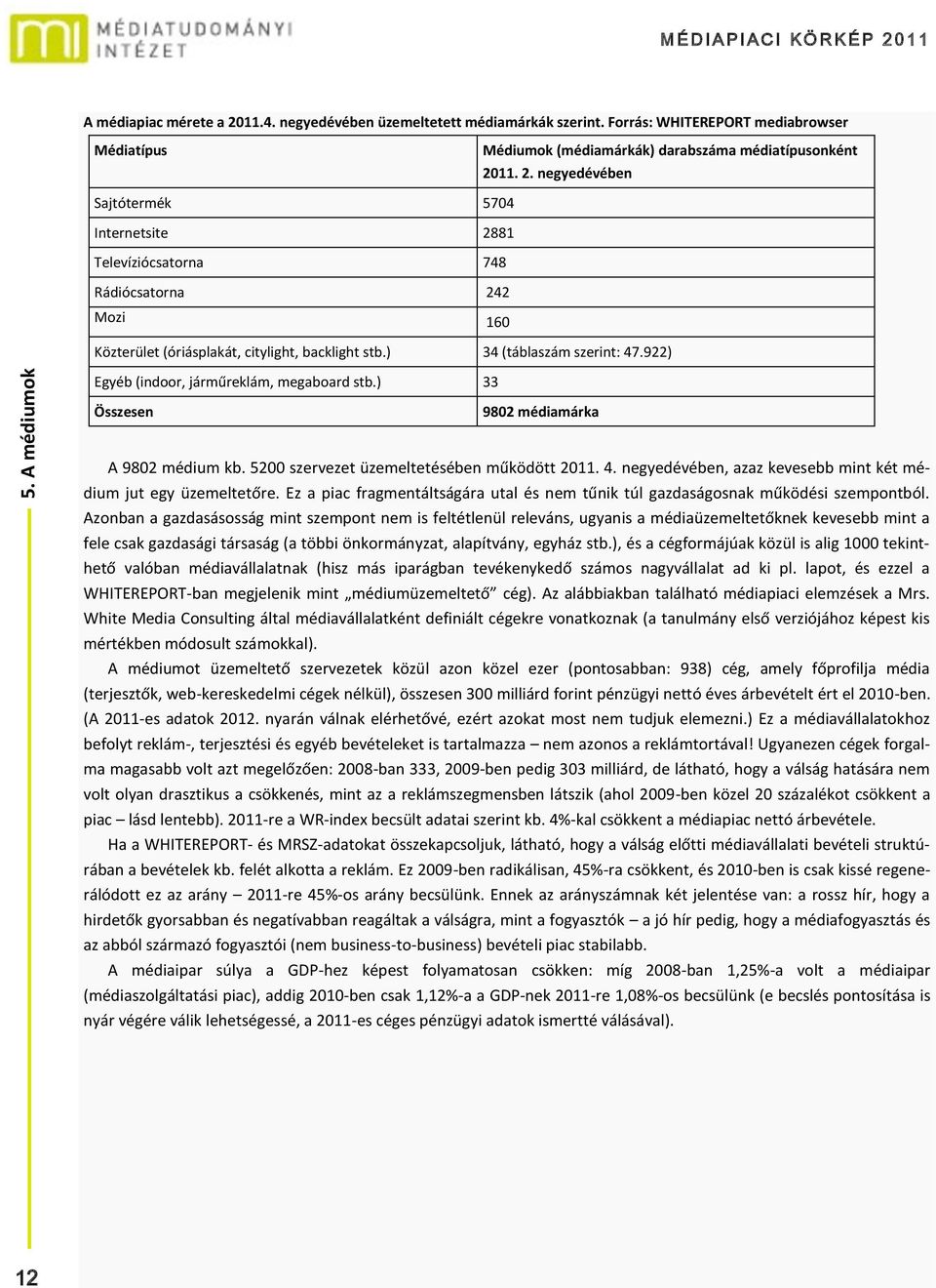 Ez a piac fragmentáltságára utal és nem tűnik túl gazdaságosnak működési szempontból.