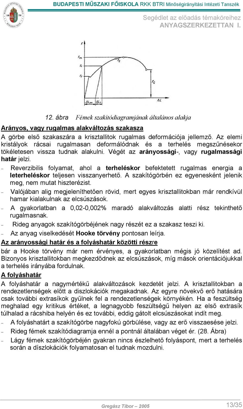 Reverzibilis folyamat, ahol a terheléskor befektetett rugalmas energia a leterheléskor teljesen visszanyerhető. A szakítógörbén ez egyenesként jelenik meg, nem mutat hiszterézist.