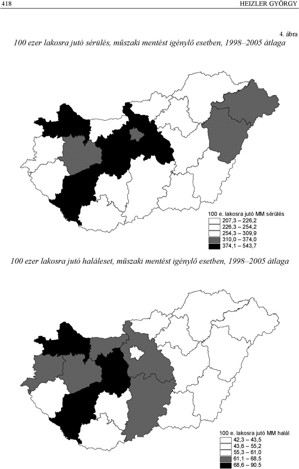 e. lakosra jutó MM sérülés 207,3 226,2 226,3 254,2 254,3 309,9 310,0 374,0 374,1 543,7