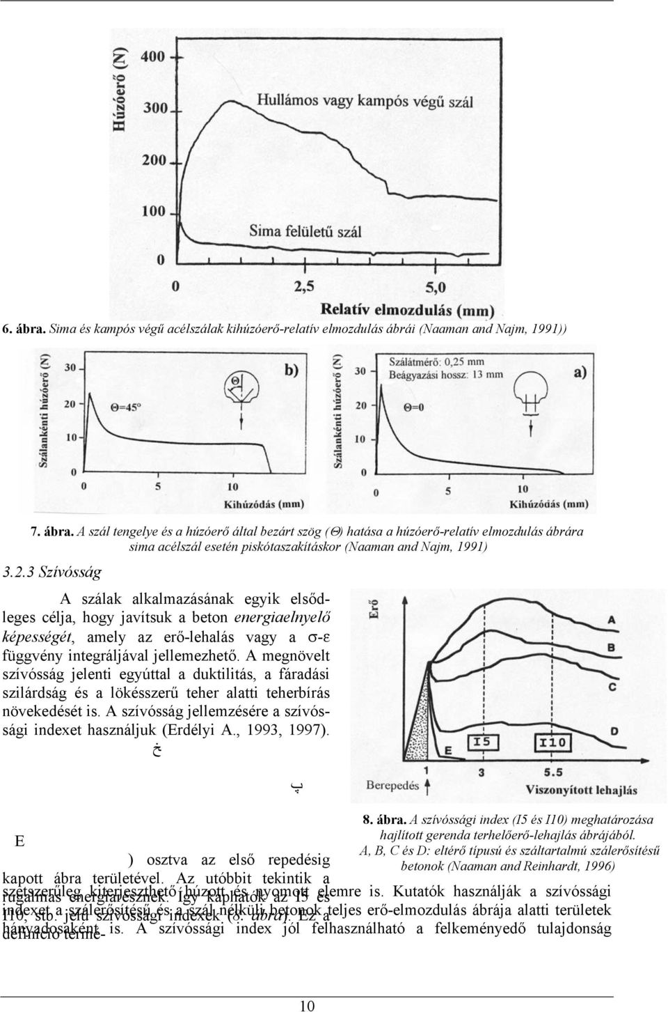 A megnövelt szívósság jelenti egyúttal a duktilitás, a fáradási szilárdság és a lökésszerű teher alatti teherbírás növekedését is. A szívósság jellemzésére a szívóssági indexet használjuk (Erdélyi A.