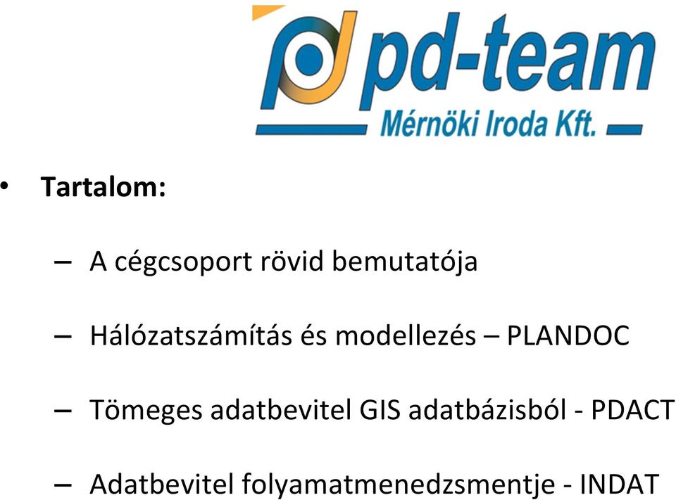 PLANDOC Tömeges adatbevitel GIS