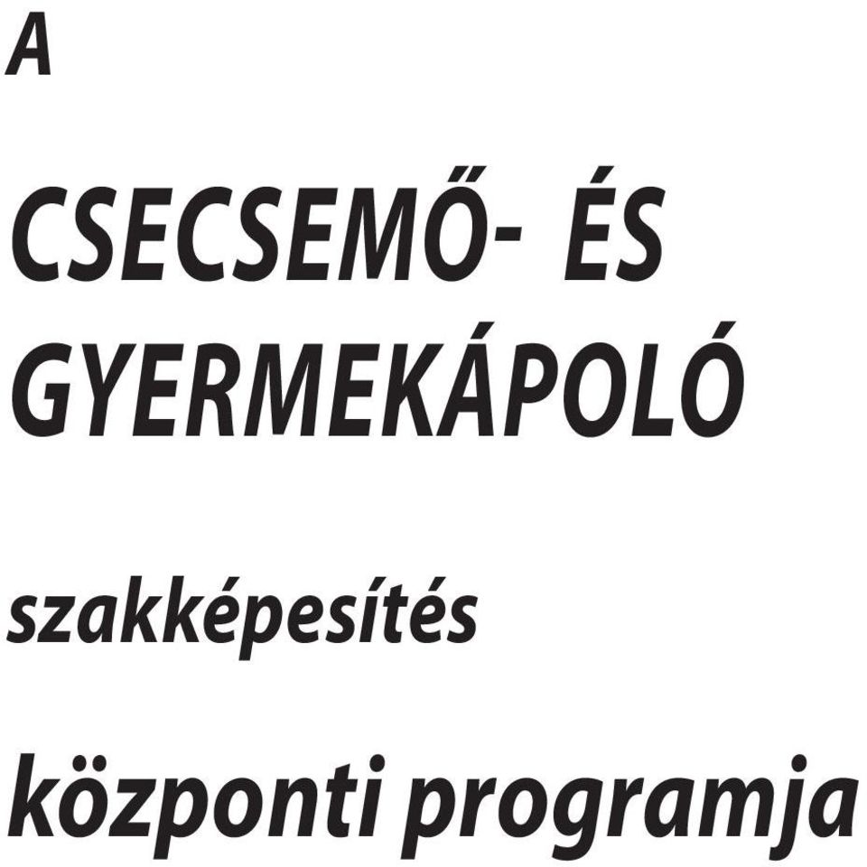 szakképesítés