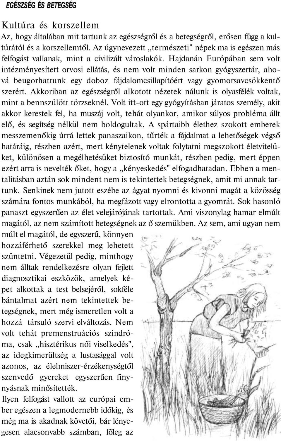 Hajdanán Európában sem volt intézményesített orvosi ellátás, és nem volt minden sarkon gyógyszertár, ahová beugorhattunk egy doboz fájdalomcsillapítóért vagy gyomorsavcsökkentő szerért.