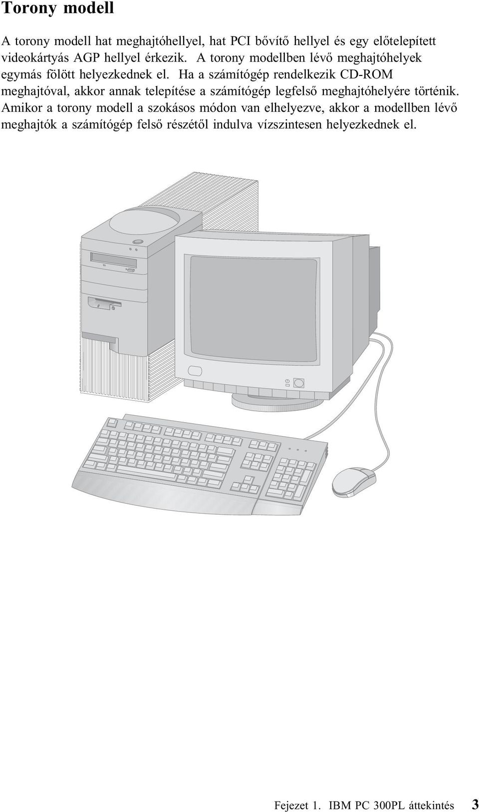 Ha a számítógép rendelkezik CD-ROM meghajtóval, akkor annak telepítése a számítógép legfelső meghajtóhelyére történik.