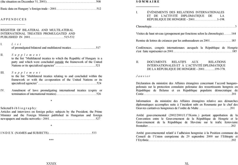 S u p p l e m e n t to the list Multilateral treaties to which the Republic of Hungary is a party and which were concluded outside the framework of the United Nations or its specialized agencies.