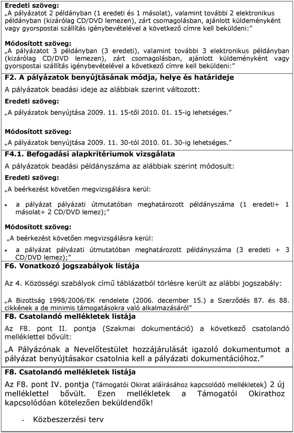 küldeményként vagy gyorspostai szállítás igénybevételével a következő címre kell beküldeni: F2.