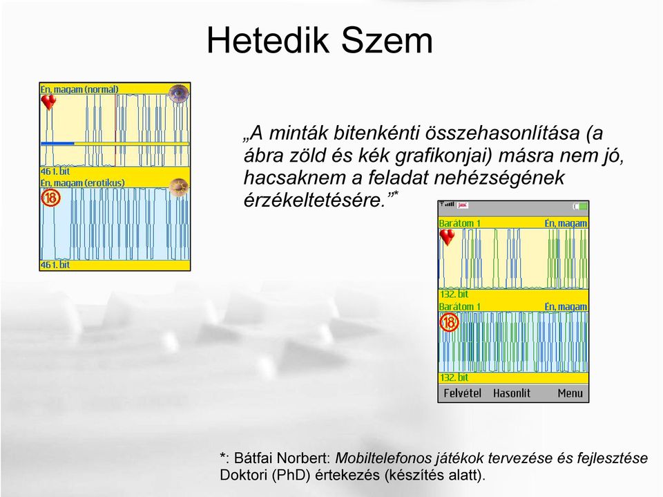 nehézségének érzékeltetésére.