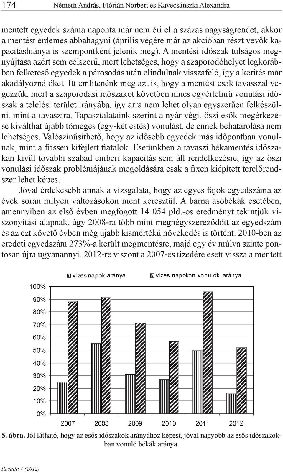 A mentési időszak túlságos megnyújtása azért sem célszerű, mert lehetséges, hogy a szaporodóhelyet legkorábban felkereső egyedek a párosodás után elindulnak visszafelé, így a kerítés már akadályozná