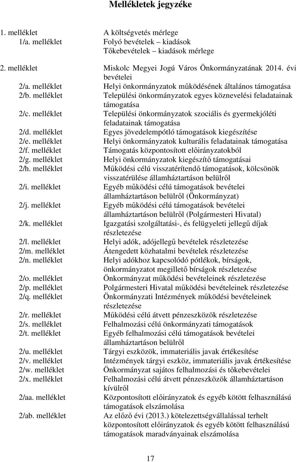 melléklet Települési önkormányzatok szociális és gyermekjóléti feladatainak támogatása 2/d. melléklet Egyes jövedelempótló támogatások kiegészítése 2/e.