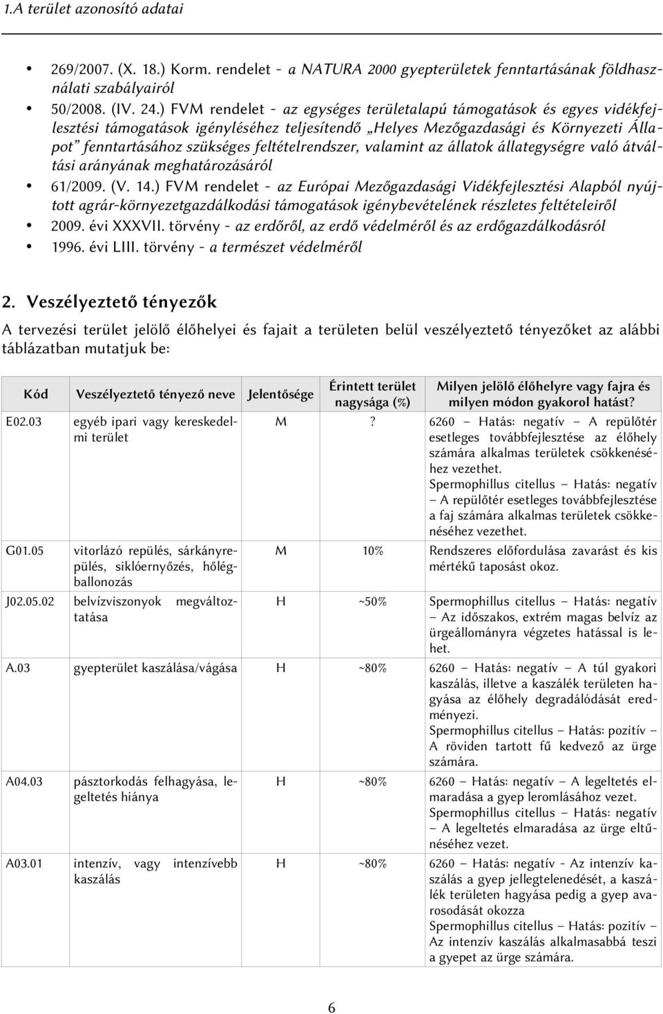 feltételrendszer, valamint az állatok állategységre való átváltási arányának meghatározásáról 61/2009. (V. 14.