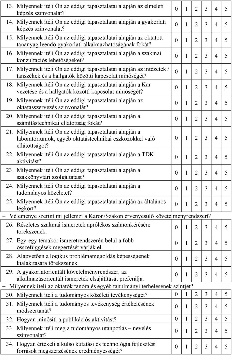 Milyennek ítéli Ön az eddigi tapasztalatai alapján a szakmai konzultációs lehetőségeket? 17.