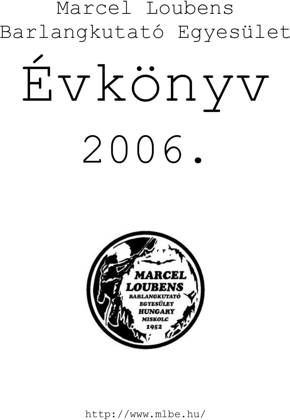 Egyesület Évkönyv