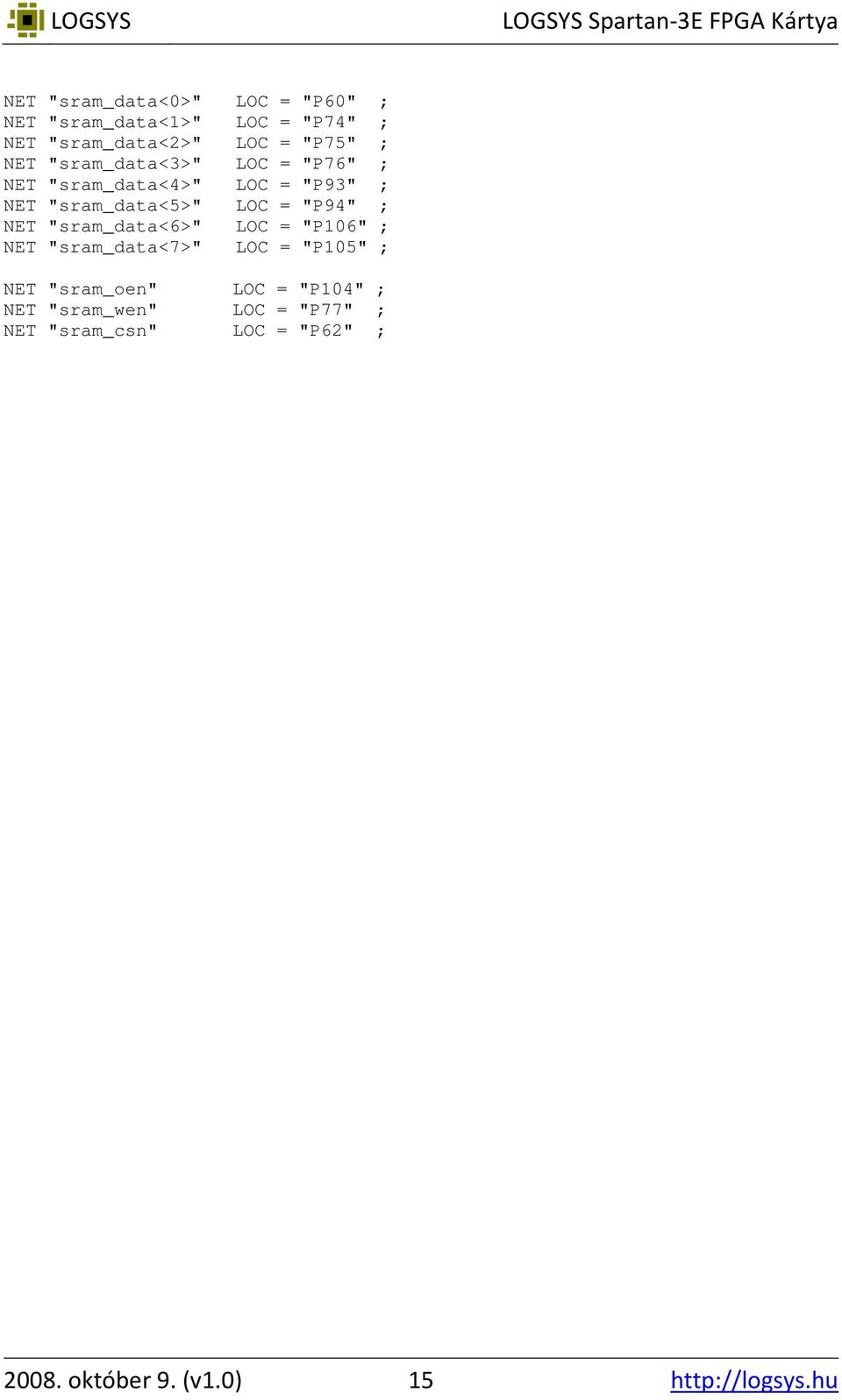 NET "sram_data<6>" LOC = "P106" ; NET "sram_data<7>" LOC = "P105" ; NET "sram_oen" LOC = "P104" ;