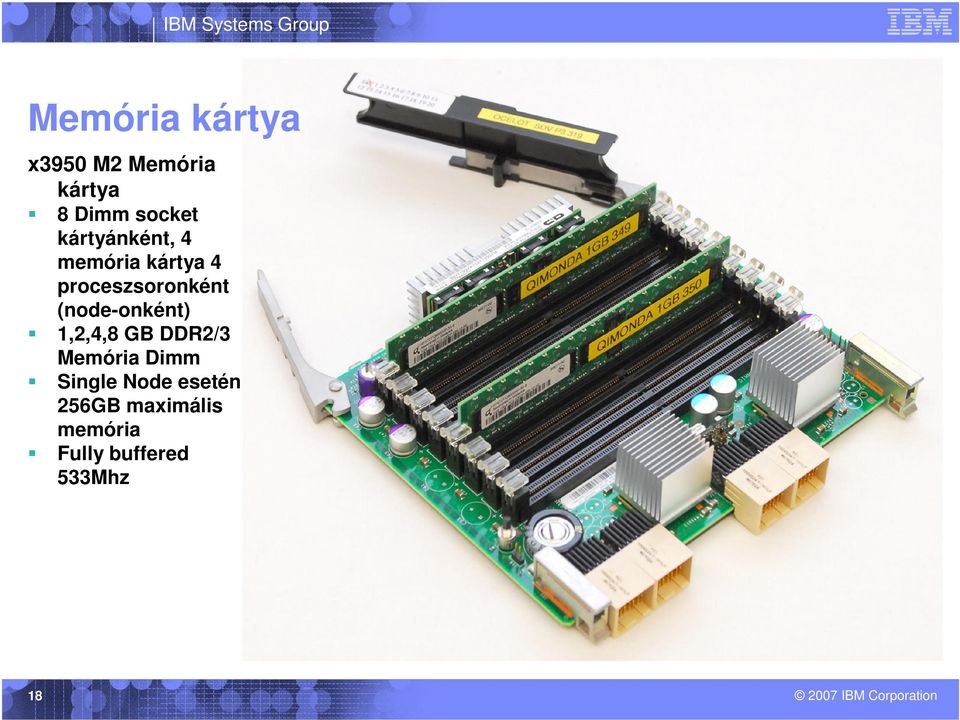 (node-onként) 1,2,4,8 GB DDR2/3 Memória Dimm Single