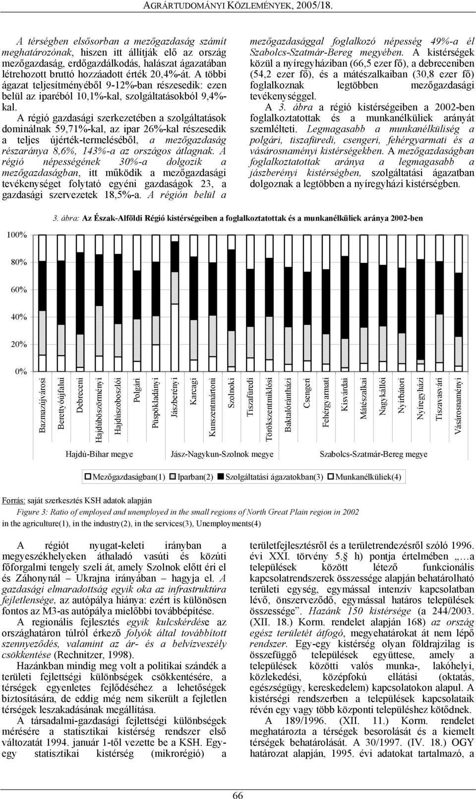 A régió gazdasági szerkezetében a szolgáltatások dominálnak 59,71%-kal, az ipar 26%-kal részesedik a teljes újérték-termeléséből, a mezőgazdaság részaránya 8,6%, 143%-a az országos átlagnak.