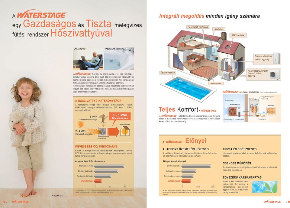 elő a háztartás számára. melegvizes rendszerek széles skálája illeszthető a rendszerhez, legyen szó padló- vagy radiátoros fűtésről, használati melegvízről vagy akár medencefűtésről.