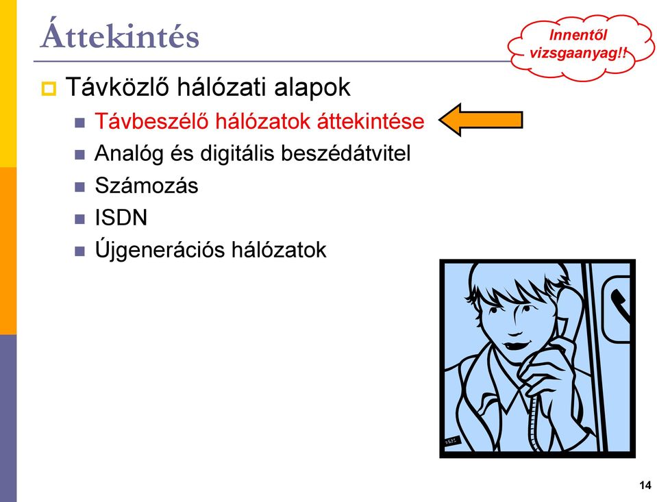 hálózatok áttekintése Analóg és digitális