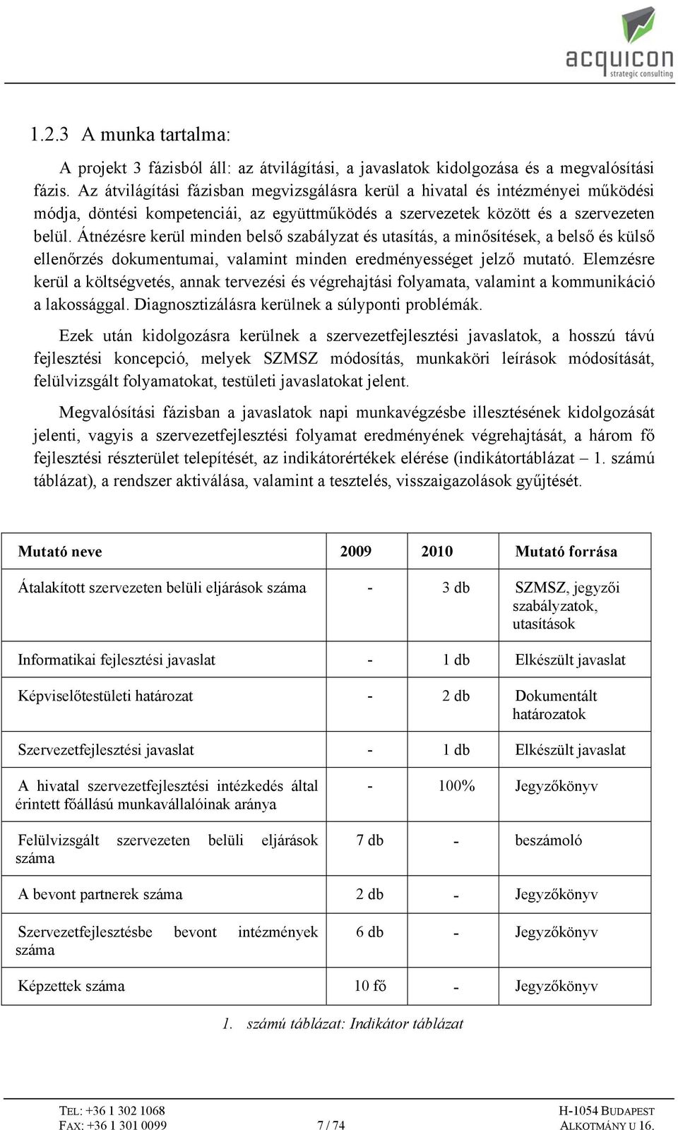 Átnézésre kerül minden belső szabályzat és utasítás, a minősítések, a belső és külső ellenőrzés dokumentumai, valamint minden eredményességet jelző mutató.