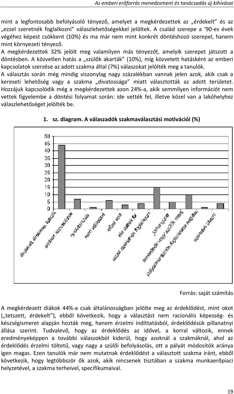 A megkérdezettek 32% jelölt meg valamilyen más tényezőt, amelyik szerepet játszott a döntésben.