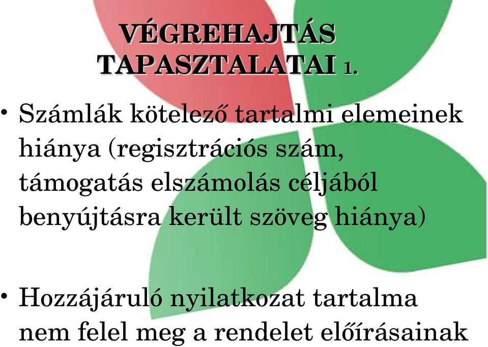 (regisztrációs szám, támogatás elszámolás céljából