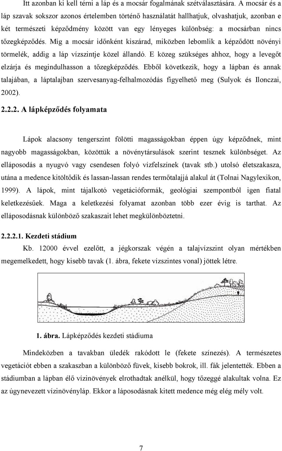 Míg a mocsár időnként kiszárad, miközben lebomlik a képződött növényi törmelék, addig a láp vízszintje közel állandó. E közeg szükséges ahhoz, hogy a levegőt elzárja és megindulhasson a tőzegképződés.