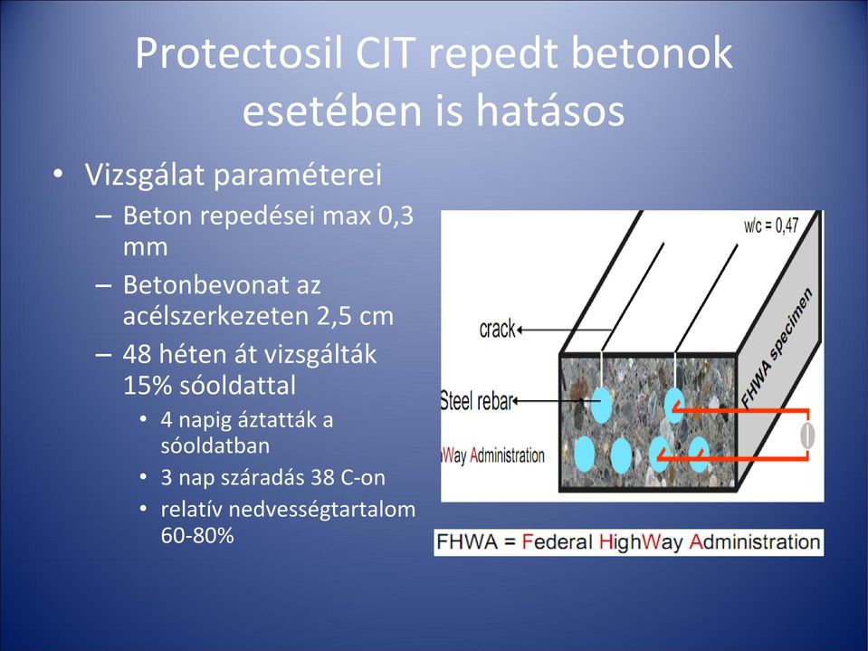 héten át vizsgálták 15% sóoldattal 4 napig áztatták a sóoldatban