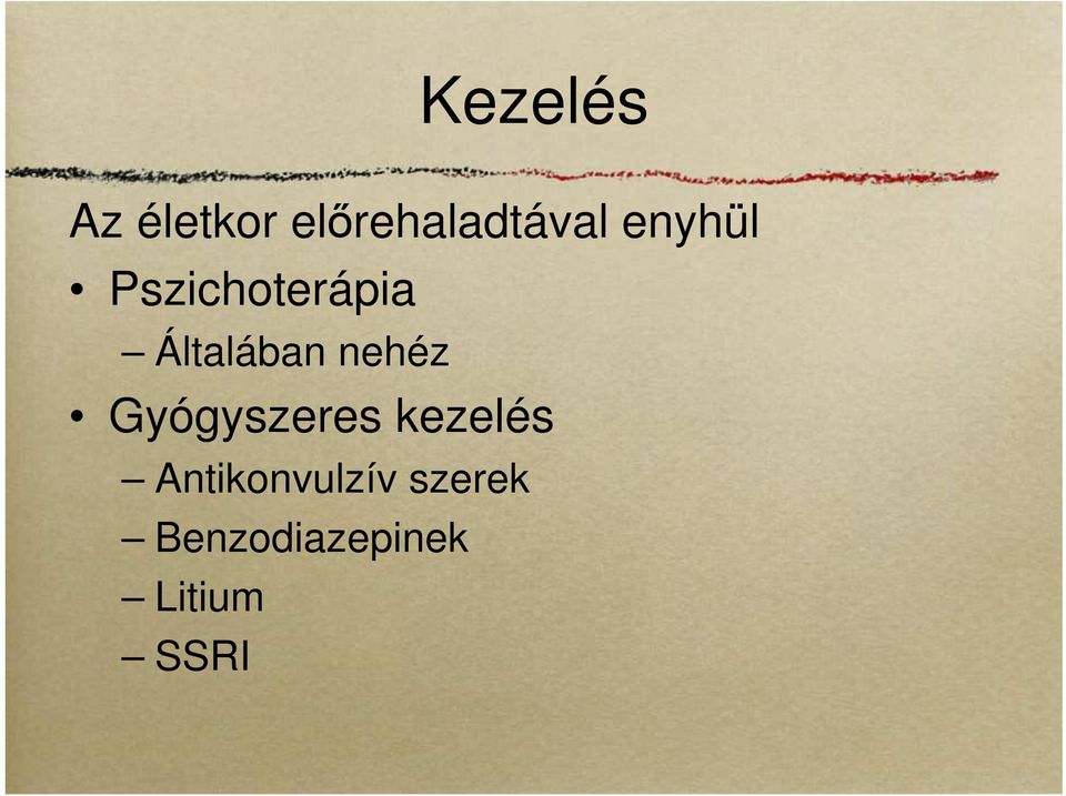 nehéz Gyógyszeres kezelés