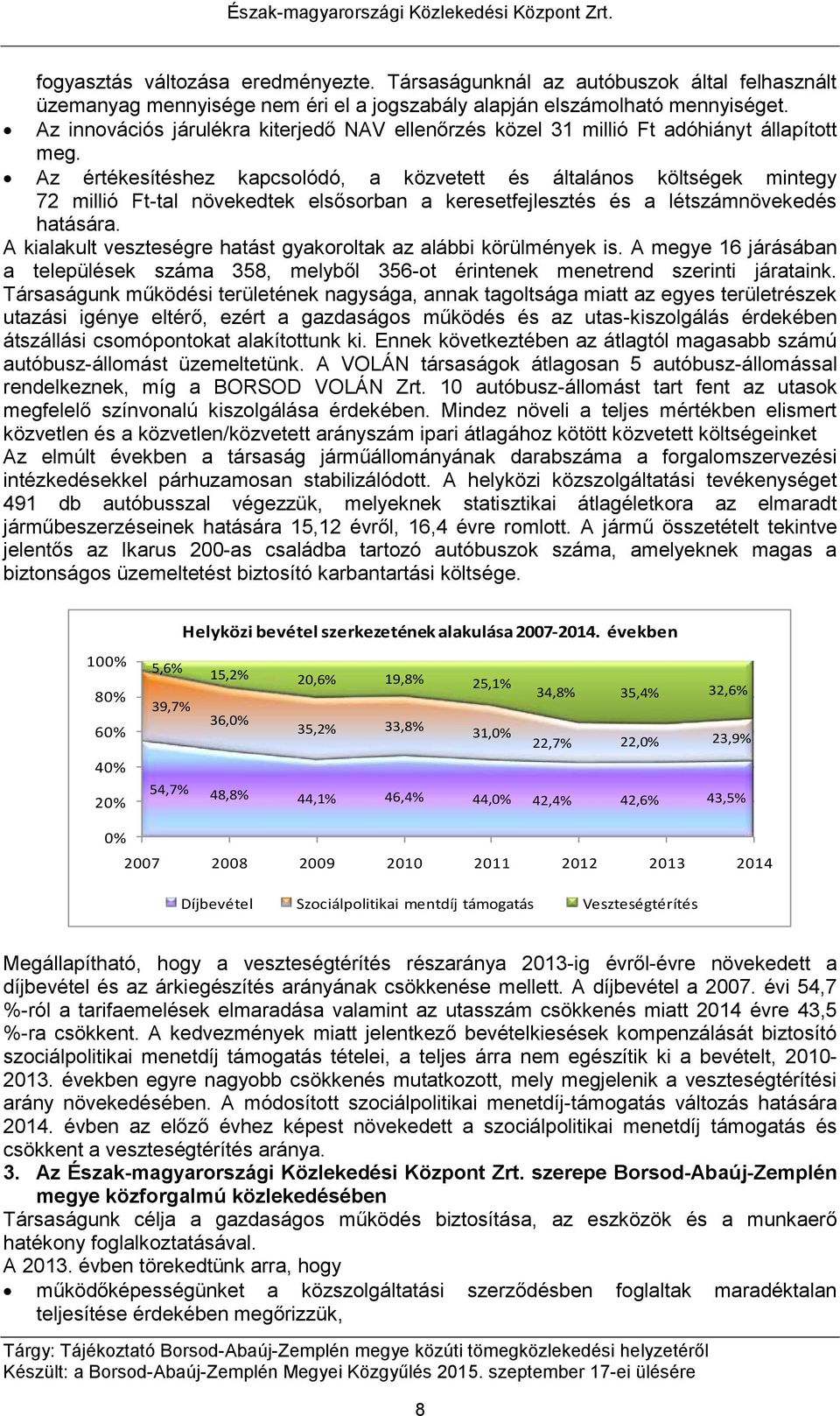 Az értékesítéshez kapcsolódó, a közvetett és általános költségek mintegy 72 millió Ft-tal növekedtek elsősorban a keresetfejlesztés és a létszámnövekedés hatására.