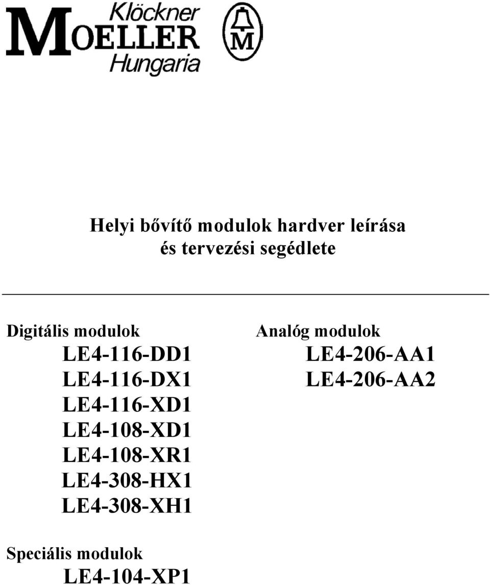 LE4-116-XD1 LE4-108-XD1 LE4-108-XR1 LE4-308-HX1