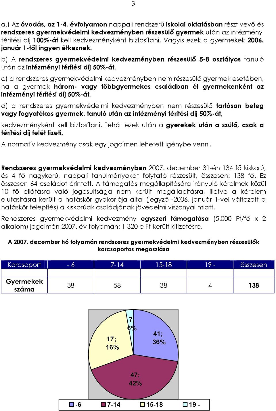 Vagyis ezek a gyermekek 2006. január 1-tõl ingyen étkeznek.