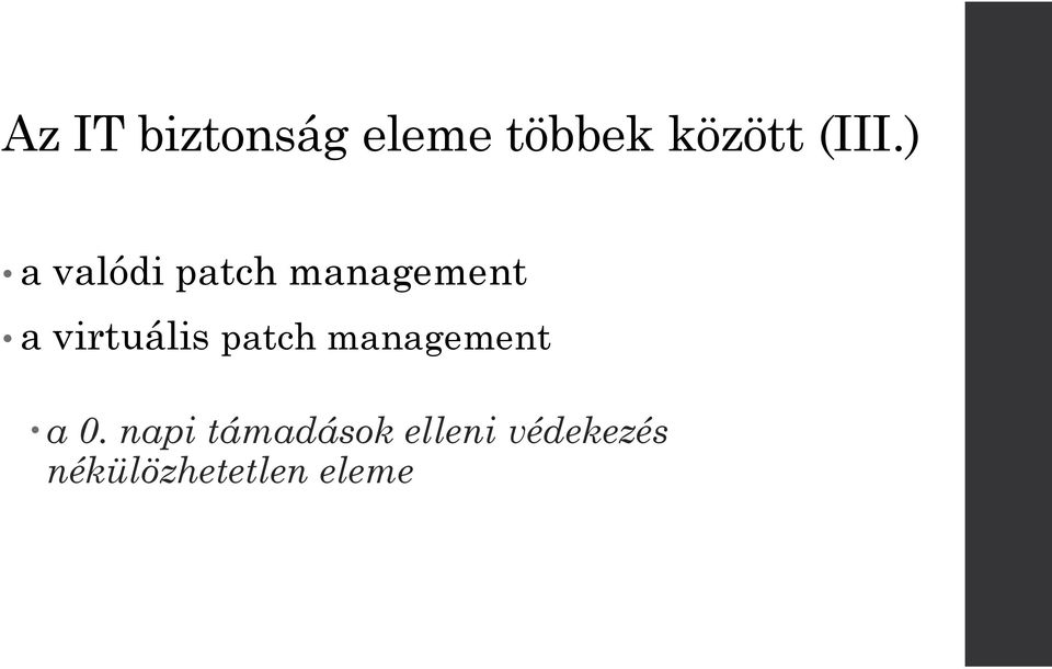 virtuális patch management a 0.