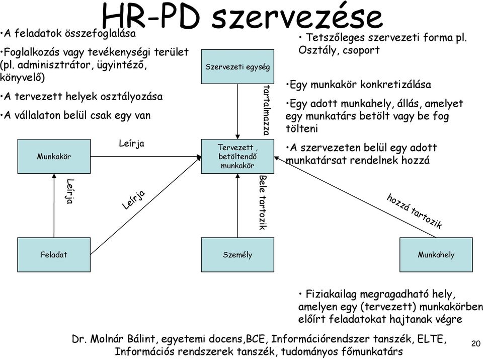 betöltendő munkakör tartalmazza Tetszőleges szervezeti forma pl.