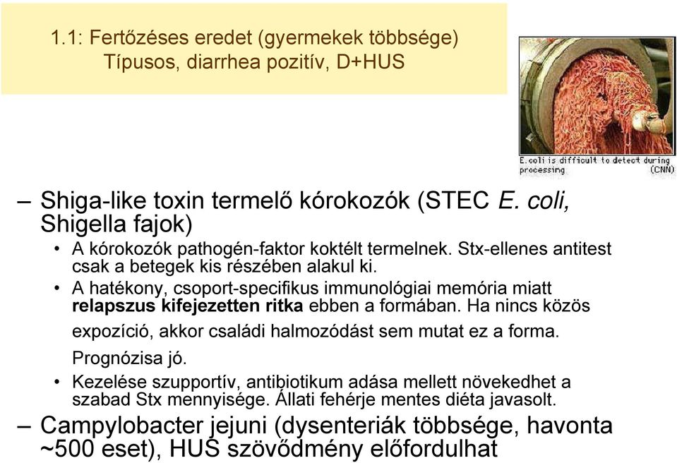 A hatékony, csoport-specifikus immunológiai memória miatt relapszus kifejezetten ritka ebben a formában.