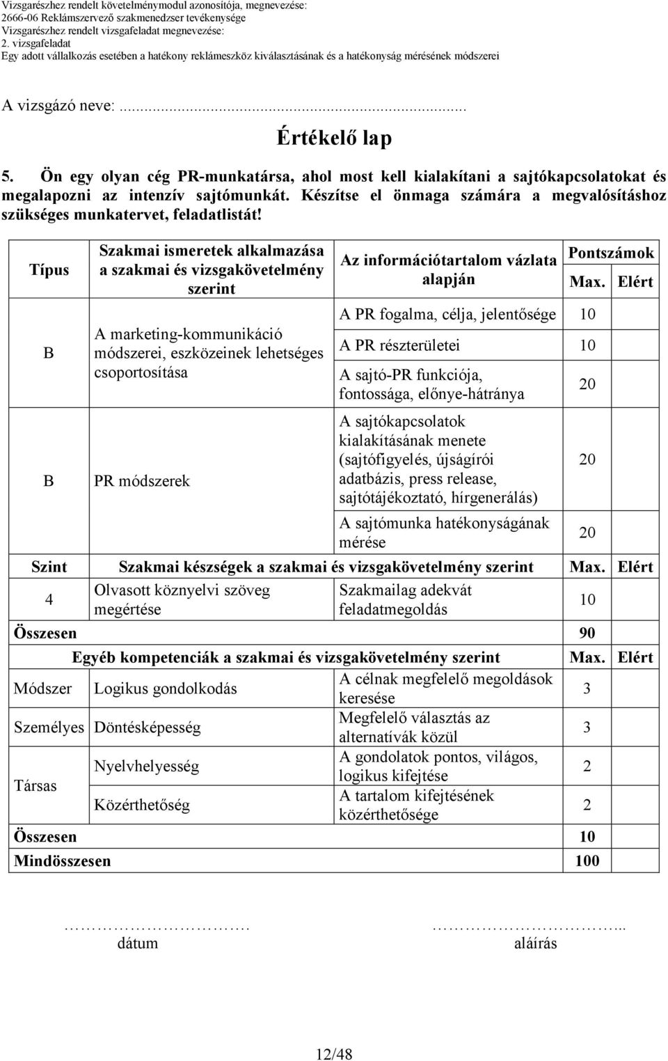 Készítse el önmaga számára a megvalósításhoz szükséges munkatervet, feladatlistát!