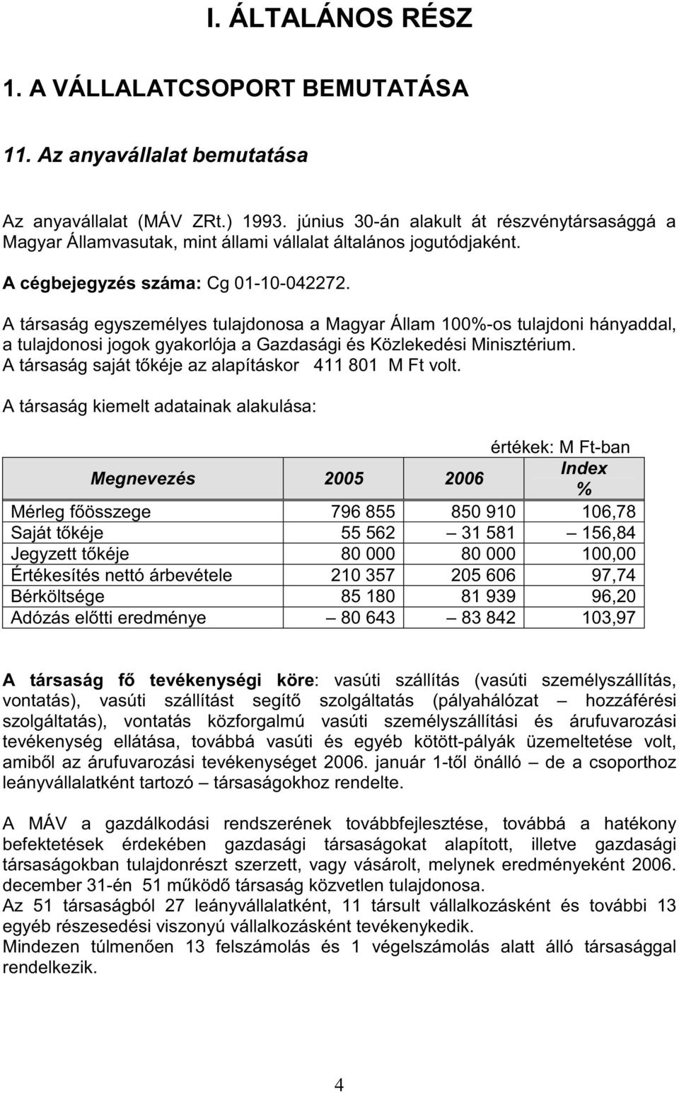 A társaság egyszemélyes tulajdonosa a Magyar Állam 100%-os tulajdoni hányaddal, a tulajdonosi jogok gyakorlója a Gazdasági és Közlekedési Minisztérium.