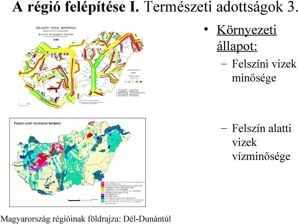 Környezeti állapot: Felszíni