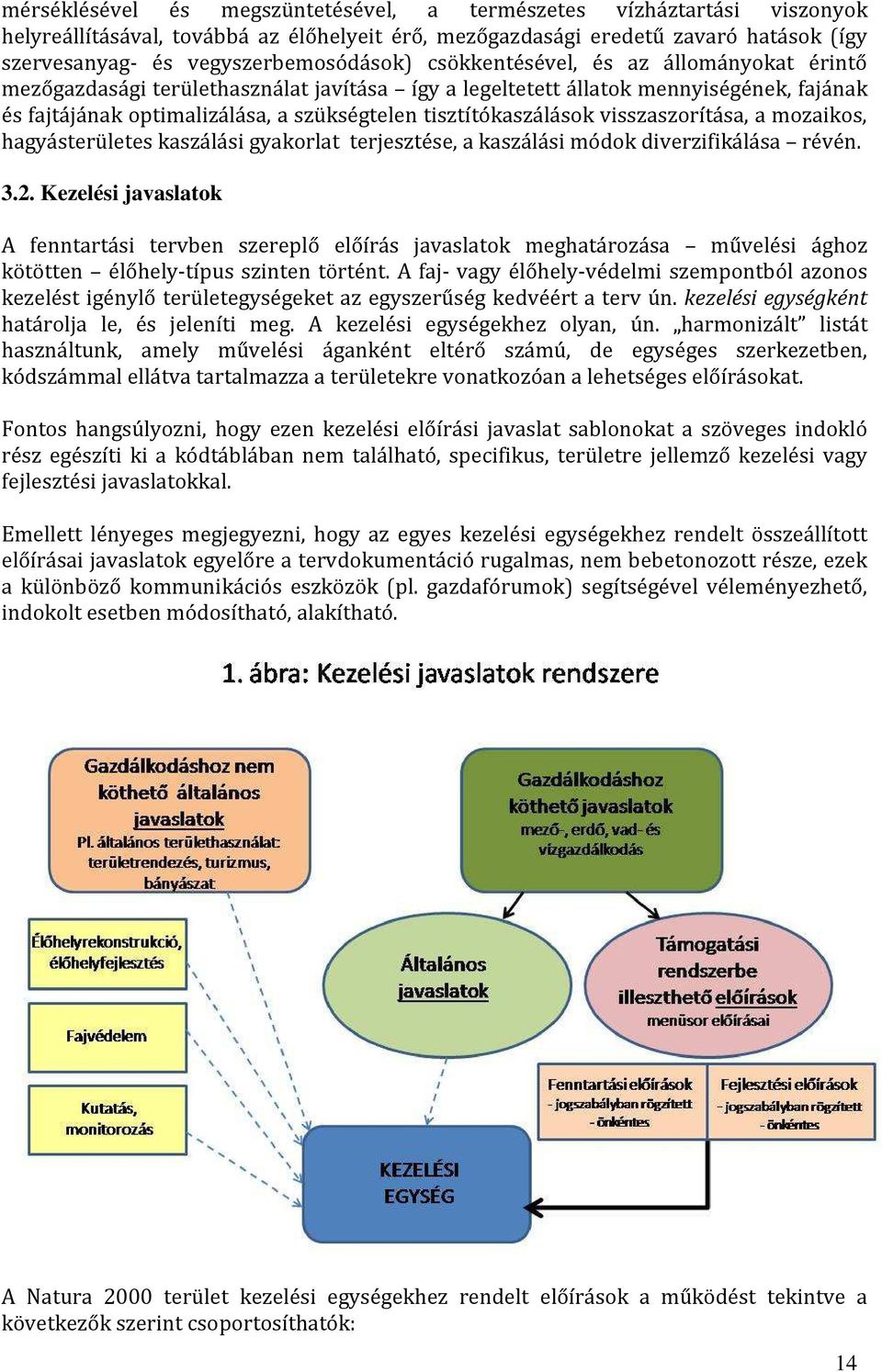 visszaszorítása, a mozaikos, hagyásterületes kaszálási gyakorlat terjesztése, a kaszálási módok diverzifikálása révén. 3.2.