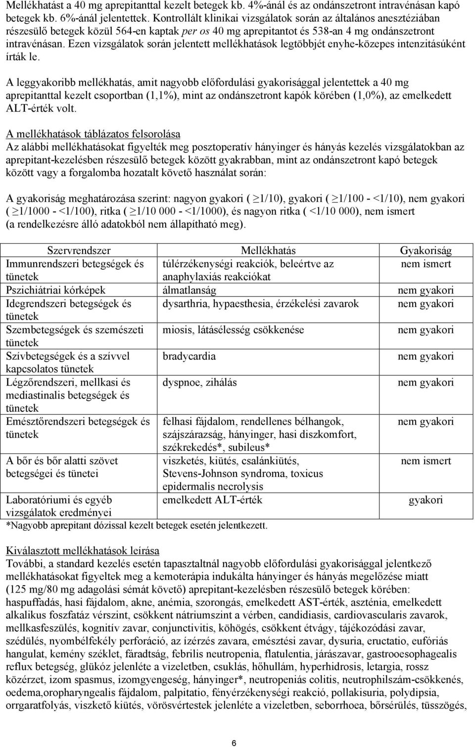 Ezen vizsgálatok során jelentett mellékhatások legtöbbjét enyhe-közepes intenzitásúként írták le.