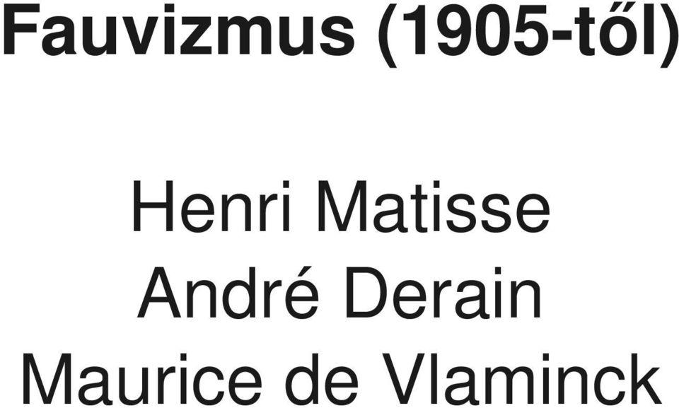 HenriMatisse