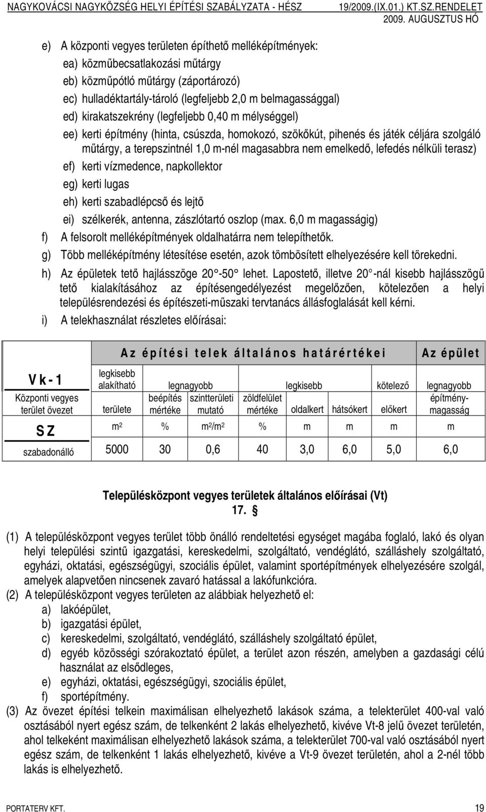 lefedés nélküli terasz) ef) kerti vízmedence, napkollektor eg) kerti lugas eh) kerti szabadlépcsı és lejtı ei) szélkerék, antenna, zászlótartó oszlop (max.