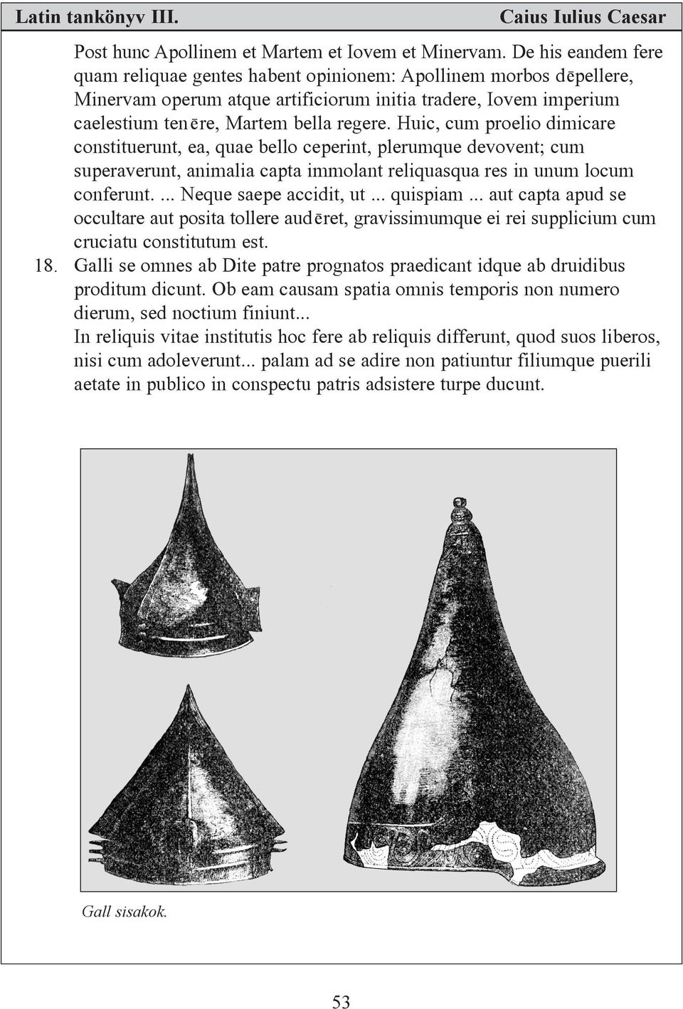 Huic, cum proelio dimicare constituerunt, ea, quae bello ceperint, plerumque devovent; cum superaverunt, animalia capta immolant reliquasqua res in unum locum conferunt.... Neque saepe accidit, ut.