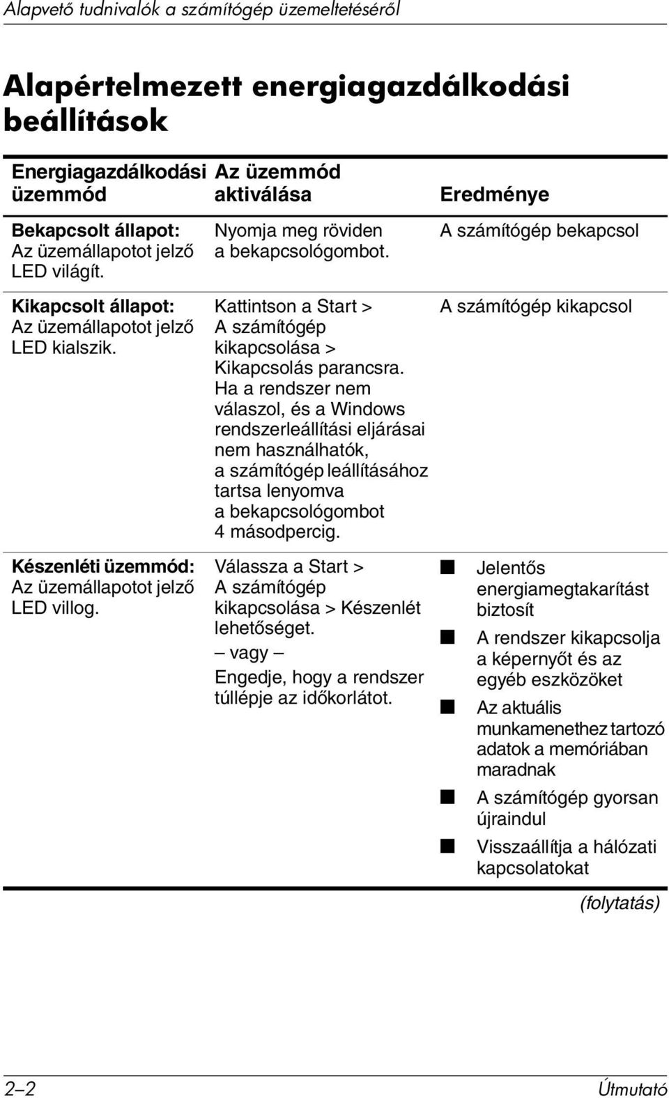 Kattintson a Start > A számítógép kikapcsolása > Kikapcsolás parancsra.