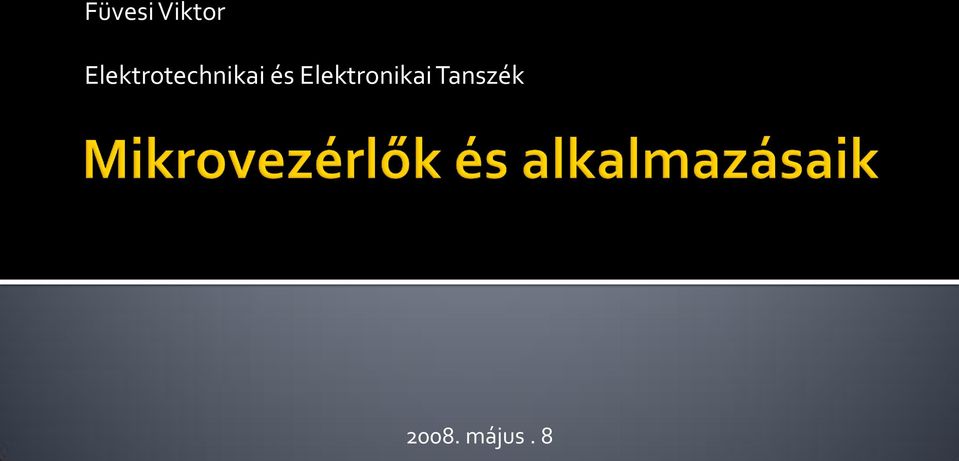 és Elektronikai