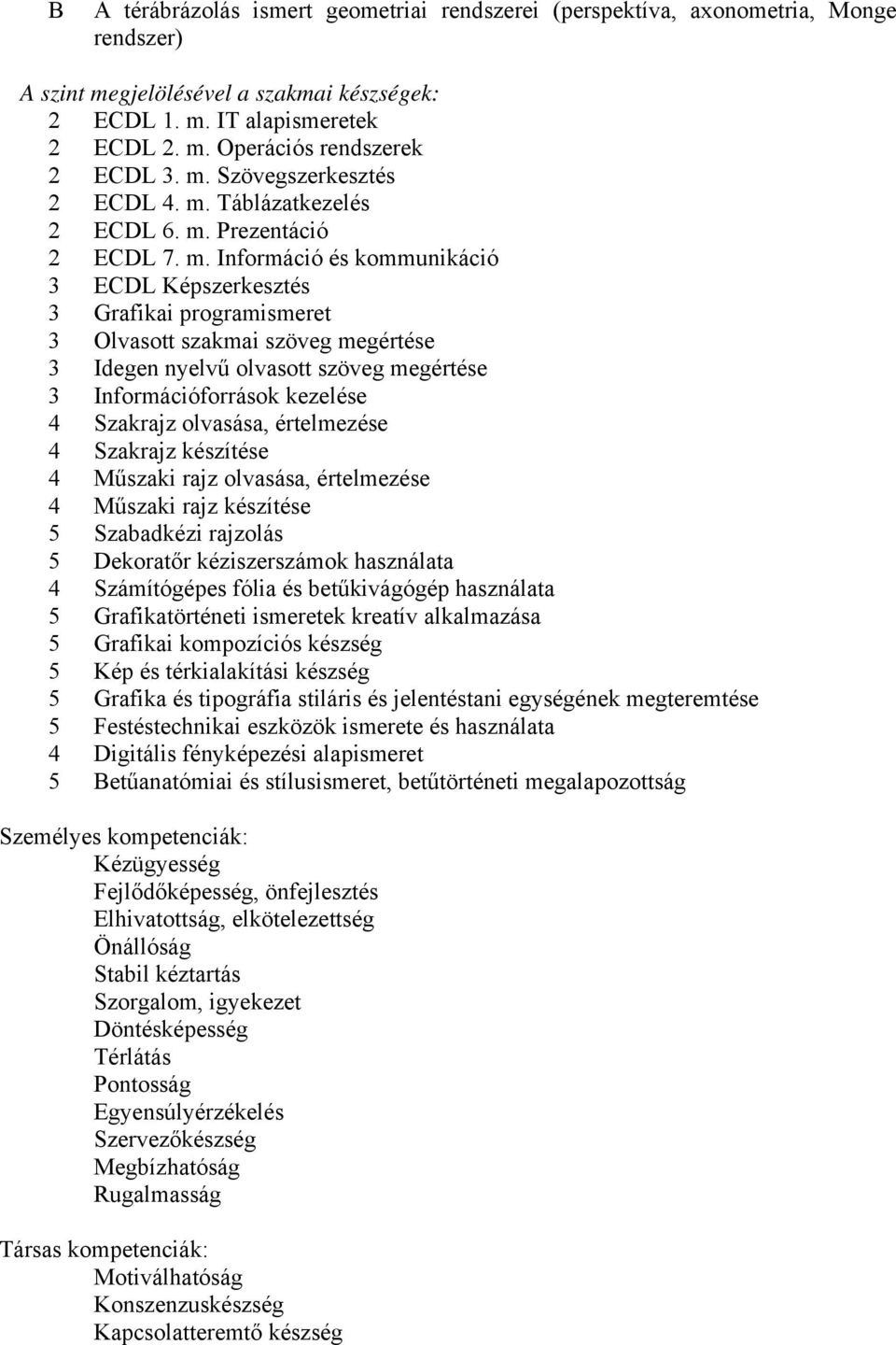 Táblázatkezelés 2 ECDL 6. m.