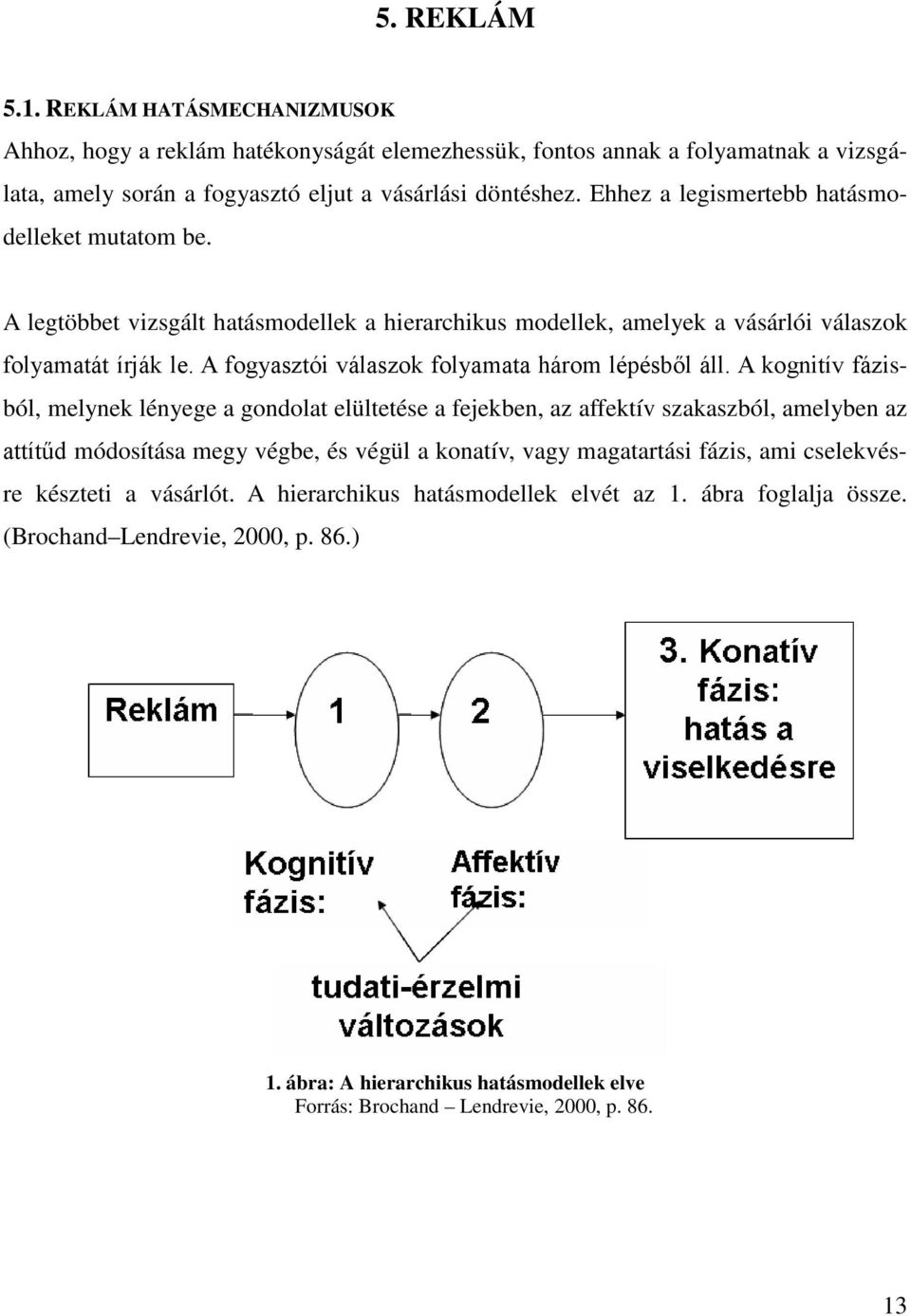 A fogyasztói válaszok folyamata három lépésből áll.