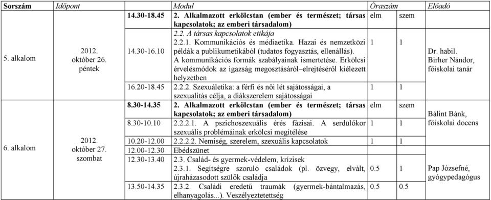 Erkölcsi Birher Nándor, péntek érvelésmódok az igazság megosztásáról elrejtéséről kiélezett helyzetben 16.20